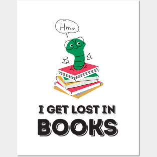 I get lost in books Posters and Art